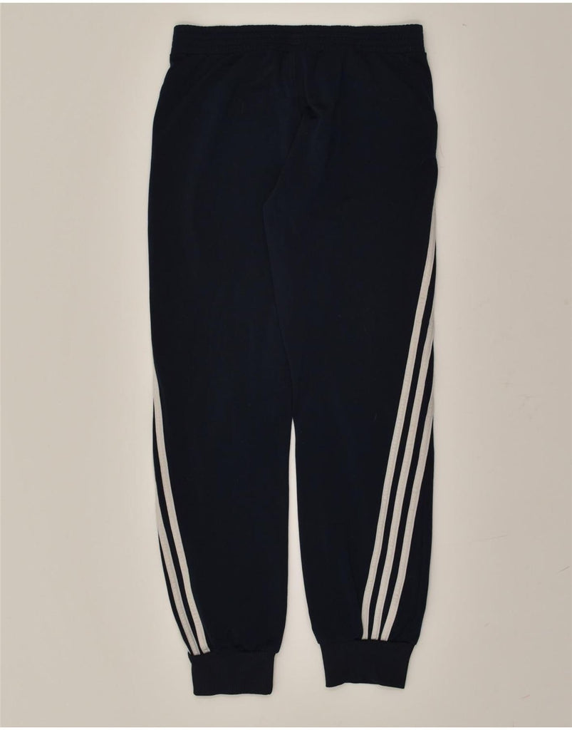 ADIDAS Womens Tracksuit Trousers Joggers UK 10 Small  Navy Blue Polyester | Vintage Adidas | Thrift | Second-Hand Adidas | Used Clothing | Messina Hembry 