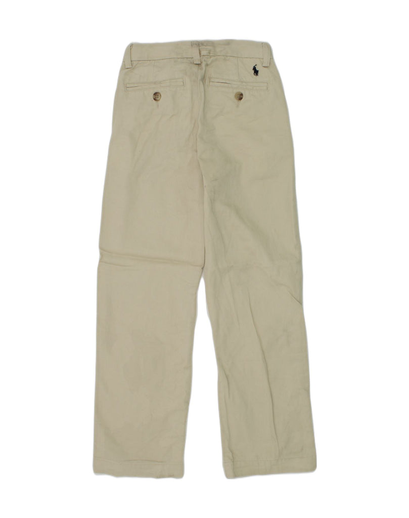 POLO RALPH LAUREN Boys Straight Chino Trousers 5-6 Years W22 L21 Beige | Vintage Polo Ralph Lauren | Thrift | Second-Hand Polo Ralph Lauren | Used Clothing | Messina Hembry 