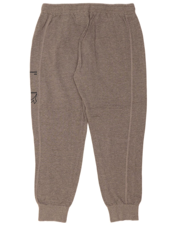Diadora Mens Graphic Tracksuit Trousers Joggers XL Grey Cotton