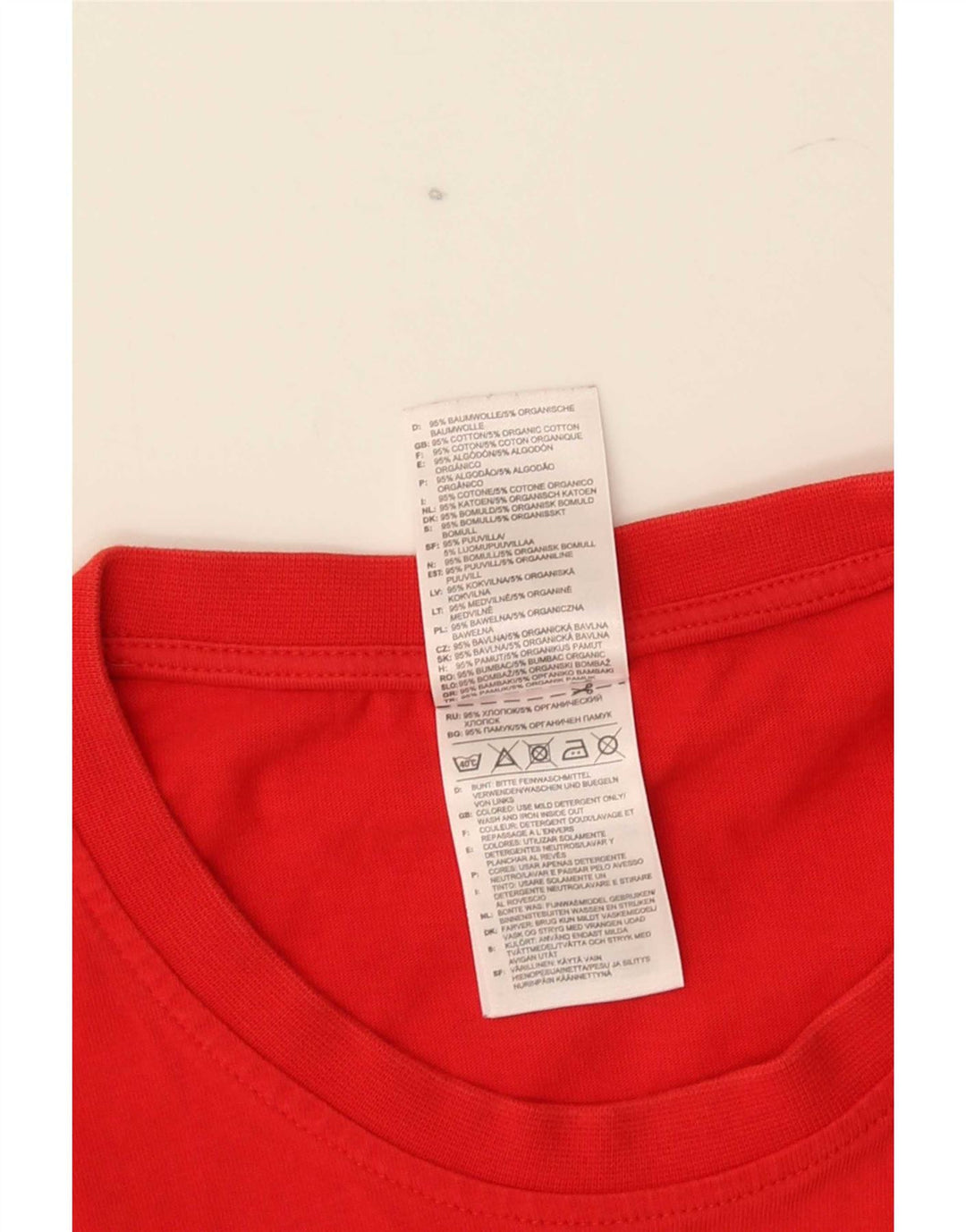 Adidas Mens Graphic T-Shirt Top Large Red Cotton
