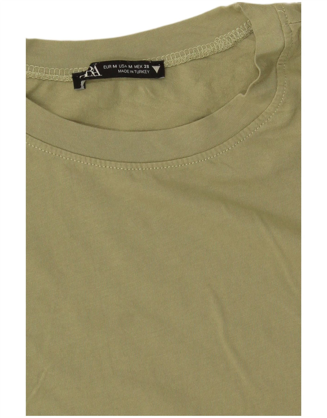 Zara Womens Crop Top UK 12 Medium Green