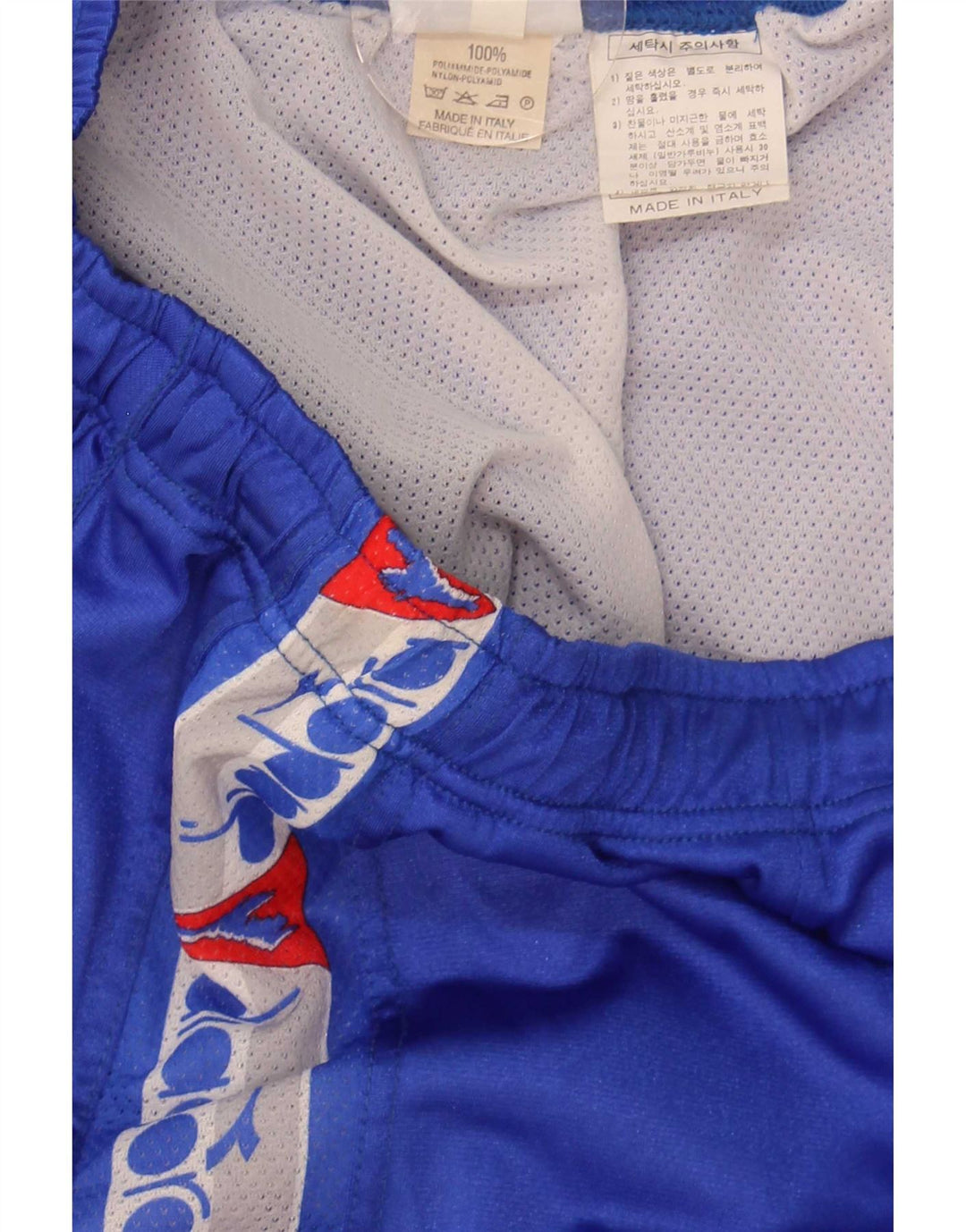Diadora Mens Graphic Swimming Shorts Medium Blue Colourblock Polyamide