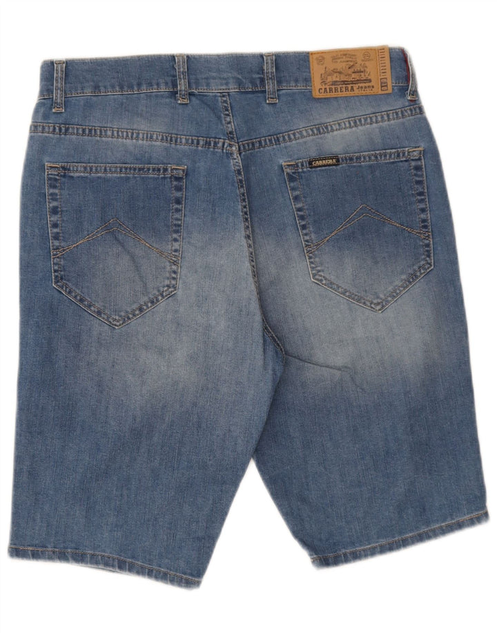 Carrera Mens 721 Denim Shorts W33 Medium Blue Cotton
