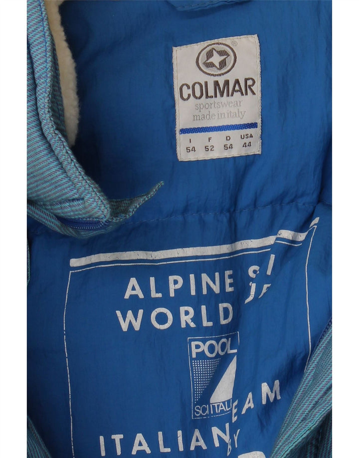 Colmar Mens Italia Ski Jacket IT 54 Large Blue Colourblock