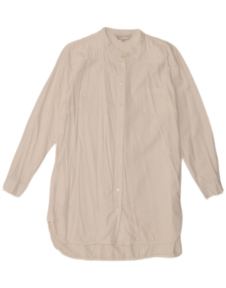 French Connection Womens Shirt Dress UK 14 Large White Lyocell
