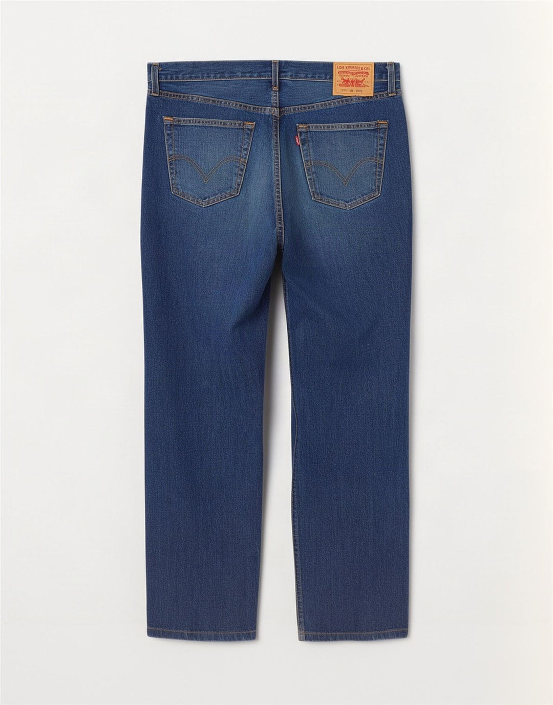 Levi's Mens 751 Straight Jeans W42 L34 Blue Cotton