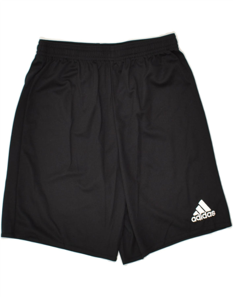 ADIDAS Boys Sport Shorts 13-14 Years Black Polyester | Vintage Adidas | Thrift | Second-Hand Adidas | Used Clothing | Messina Hembry 