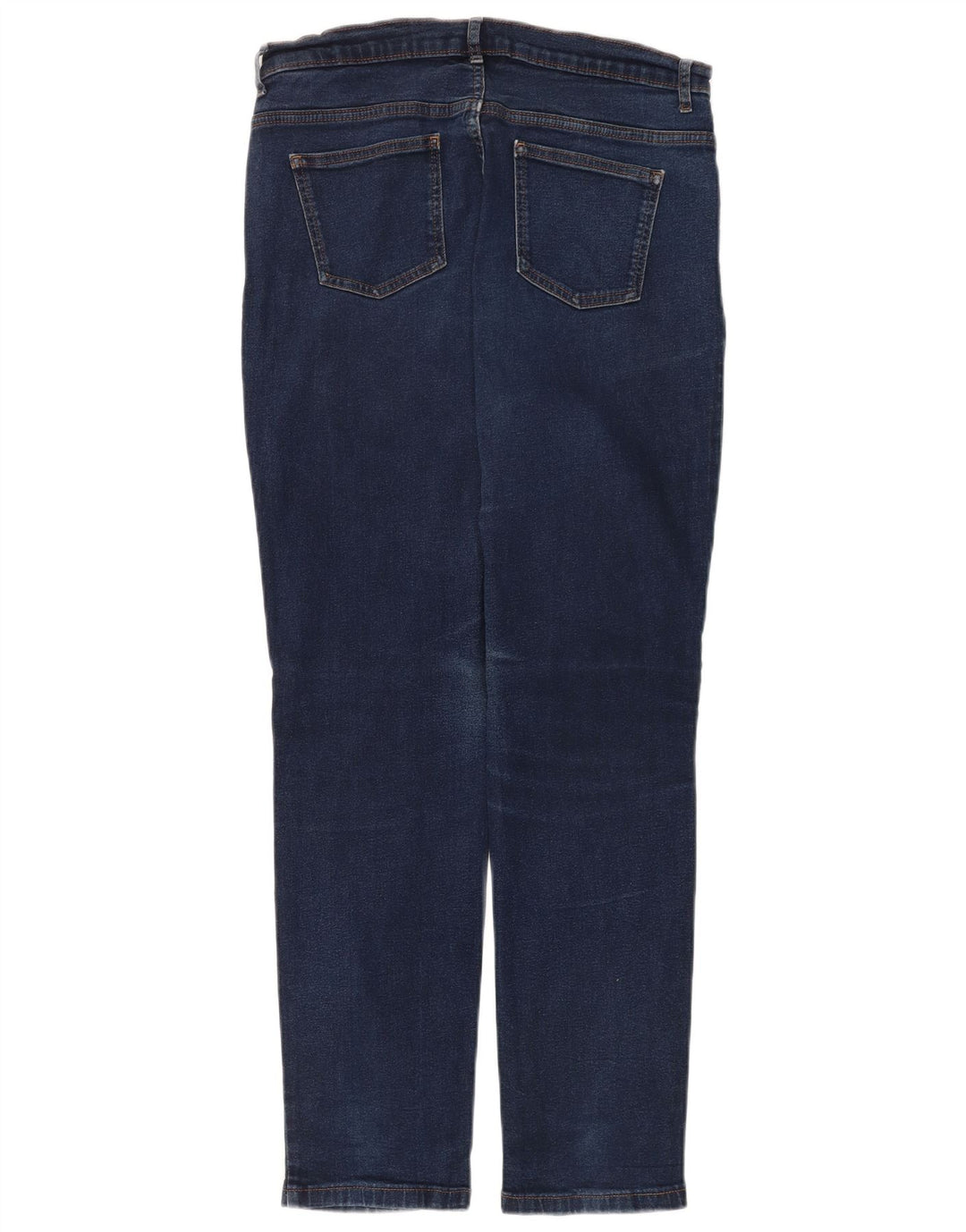Marks & Spencer Womens Regular Straight Jeans UK 16 Large W34 L28 Navy Blue