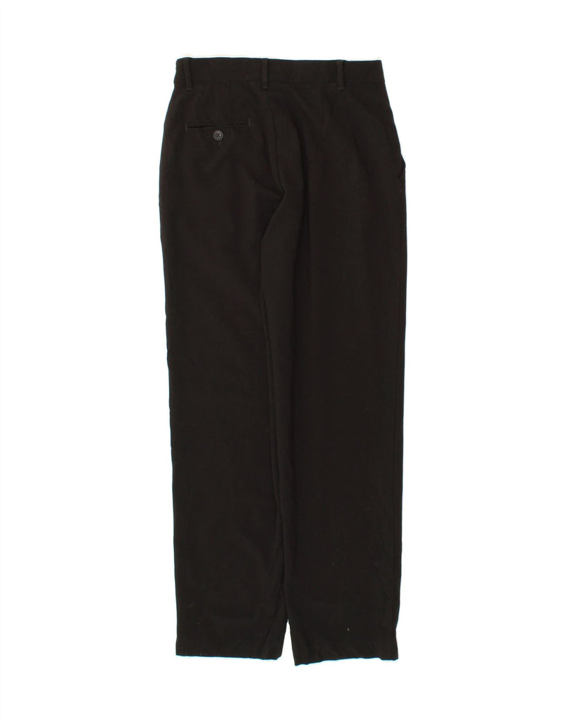 CHAPS Boys Straight Chino Trousers 13-14 Years W26 L28 Black Polyester Vintage Chaps and Second-Hand Chaps from Messina Hembry 