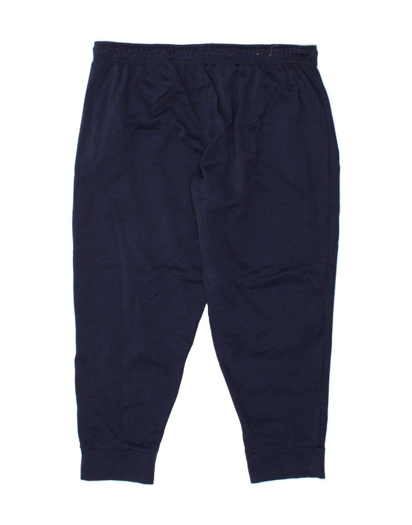 EDDIE BAUER Mens Tracksuit Trousers Joggers 2XL  Navy Blue Polyester Vintage Eddie Bauer and Second-Hand Eddie Bauer from Messina Hembry 