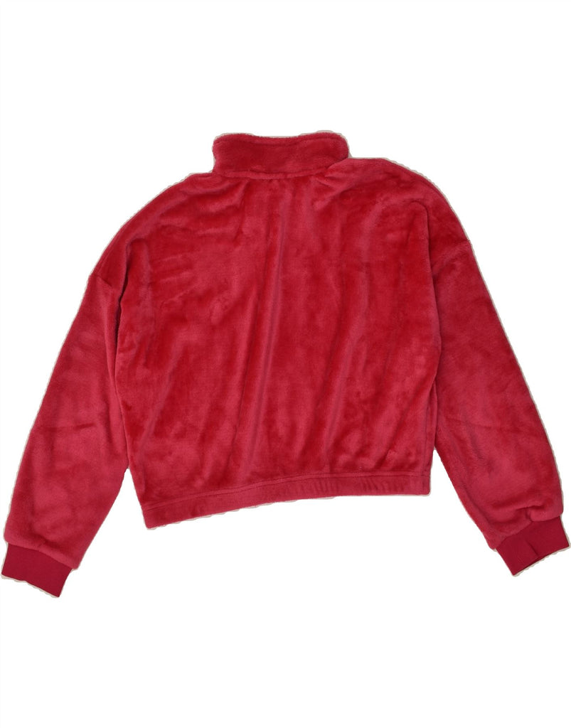 FILA Girls Oversized Fleece Jacket 13-14 Years Red Polyester | Vintage Fila | Thrift | Second-Hand Fila | Used Clothing | Messina Hembry 