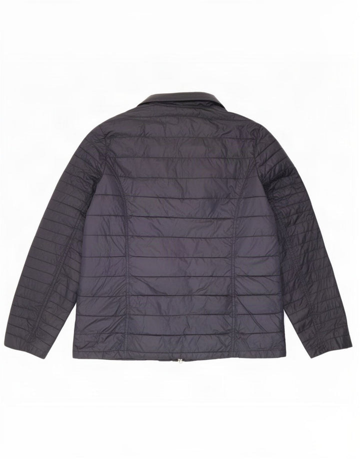 Barbour Womens Padded Jacket UK 16 Large Navy Blue