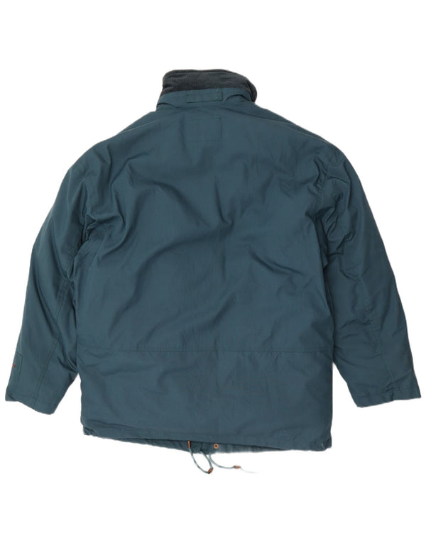 Diadora Mens Padded Jacket UK 38 Medium Green Polyester