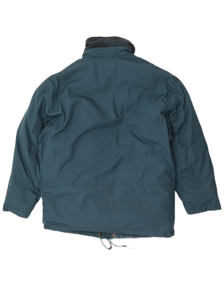 Diadora Mens Padded Jacket UK 38 Medium Green Polyester
