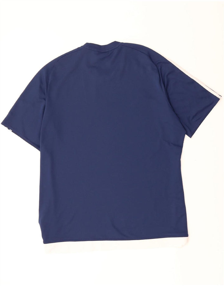 ADIDAS Mens Climalite T-Shirt Top XL Navy Blue