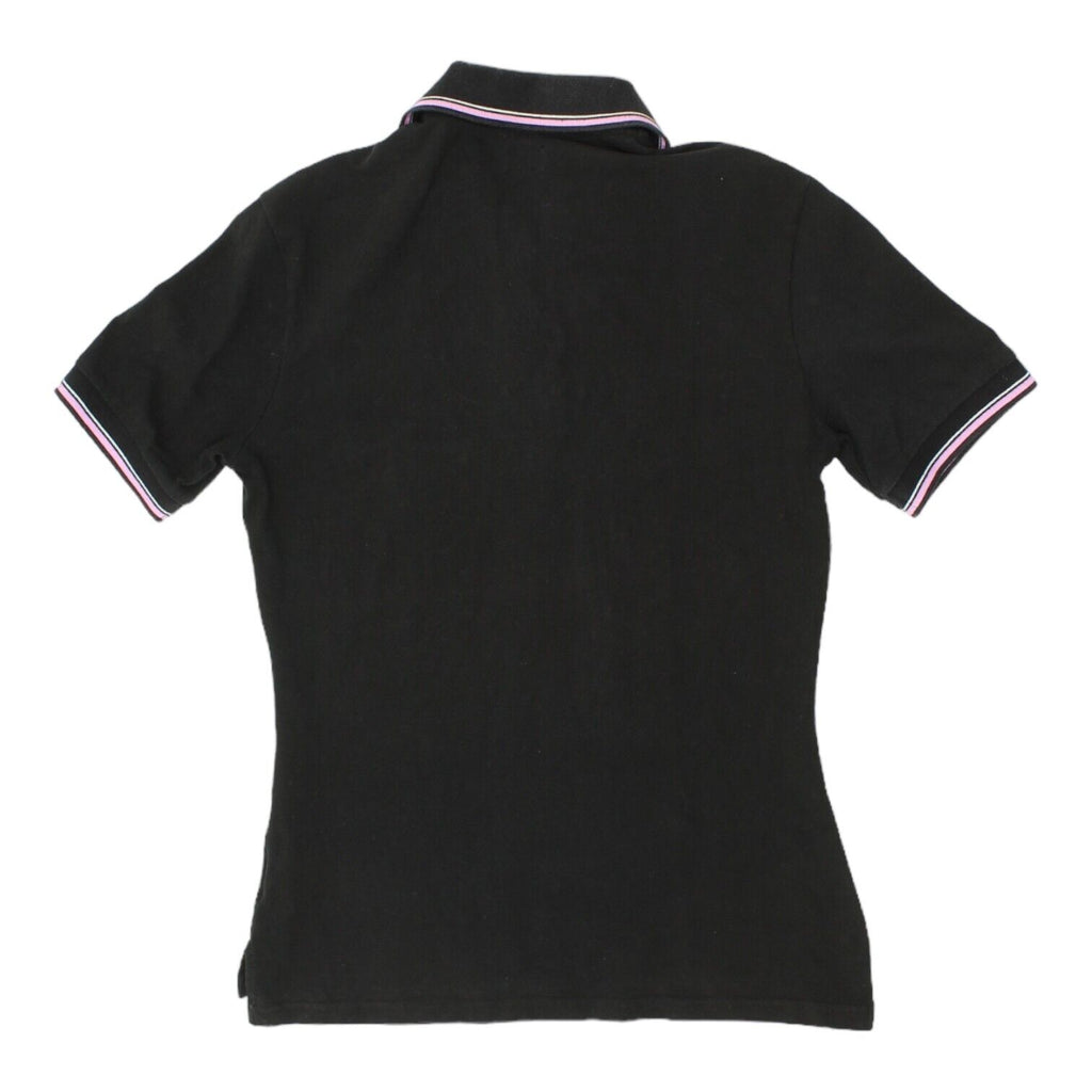 AJ Armani Jeans Womens Black Pocket Polo Shirt | Vintage High End Designer VTG | Vintage Messina Hembry | Thrift | Second-Hand Messina Hembry | Used Clothing | Messina Hembry 