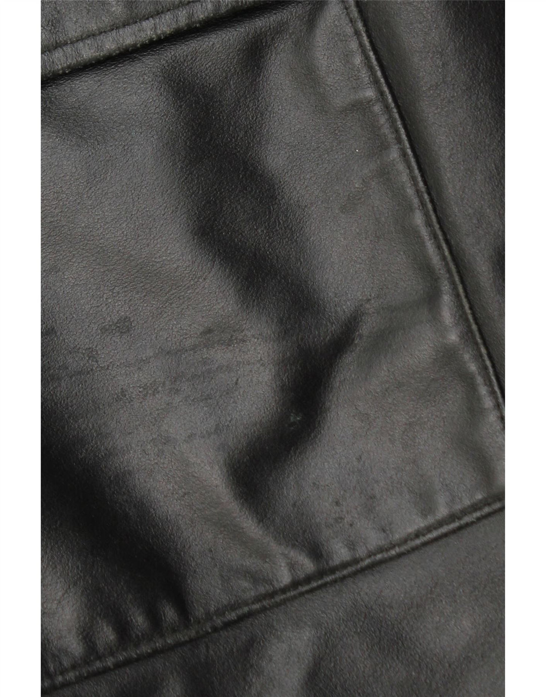 La Griffe Womens Leather Coat IT 54 3XL Black Leather