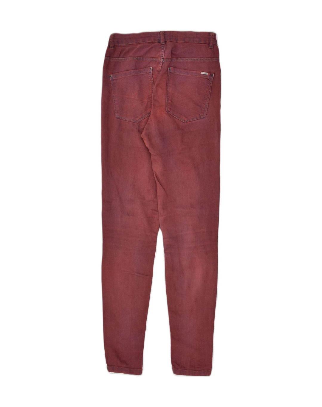 PULL & BEAR Womens Skinny Jeans EU 38 Medium W28 L30 Burgundy | Vintage Pull & Bear | Thrift | Second-Hand Pull & Bear | Used Clothing | Messina Hembry 