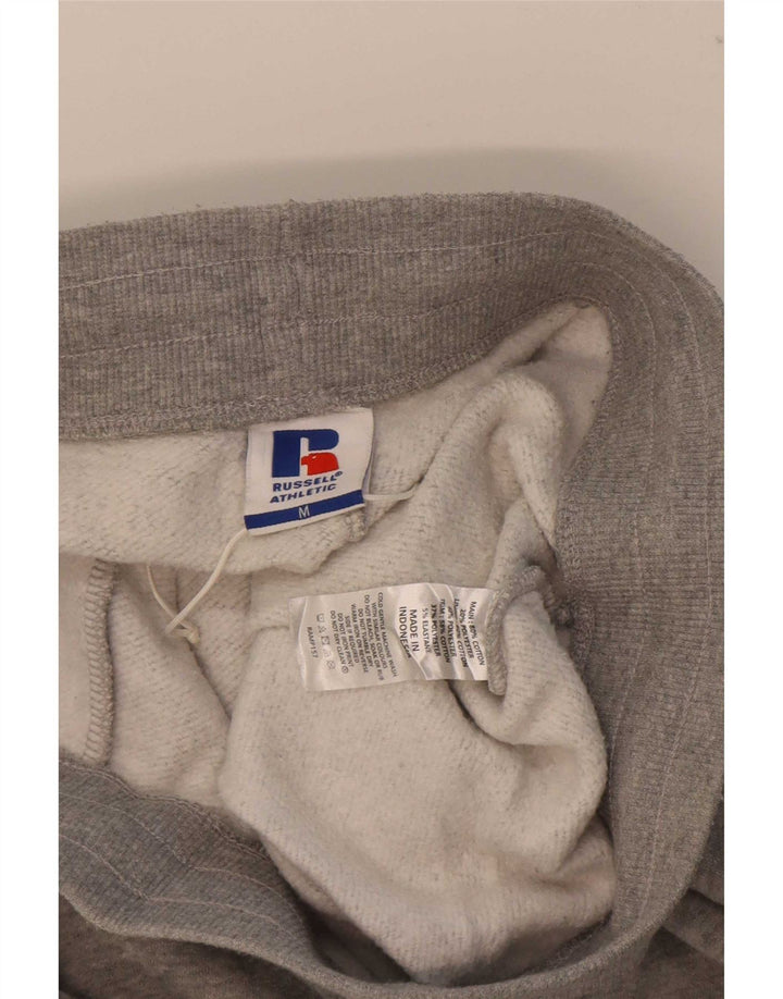 Russell Athletic Mens Tracksuit Trousers Joggers Medium Grey Flecked Cotton