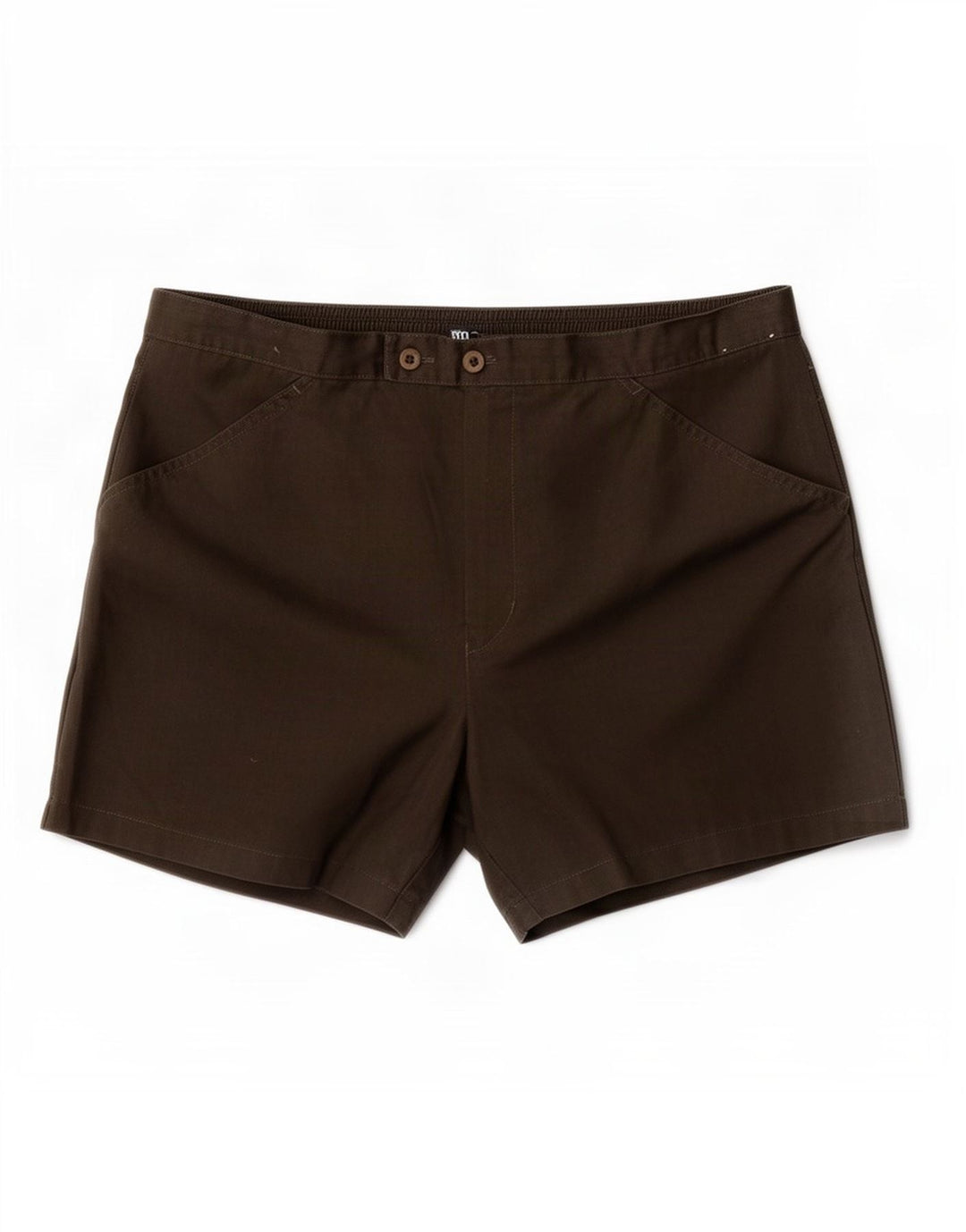 Leader Mens Casual Shorts W34 Large Khaki Polyester