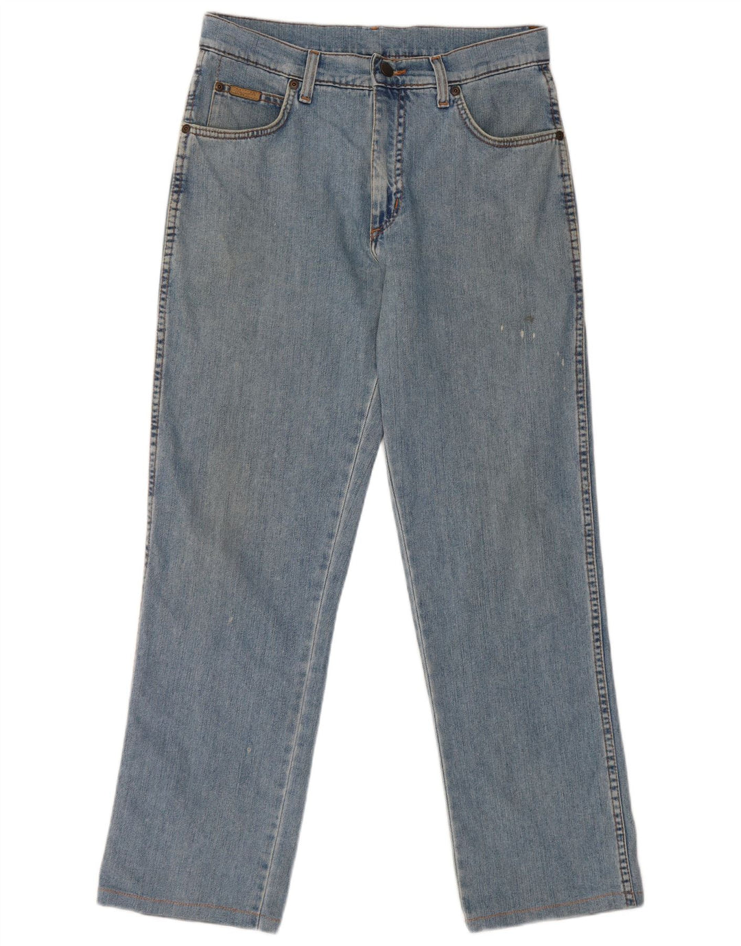 Wrangler Mens Texas Stretch Straight Jeans W32 L29 Blue Cotton