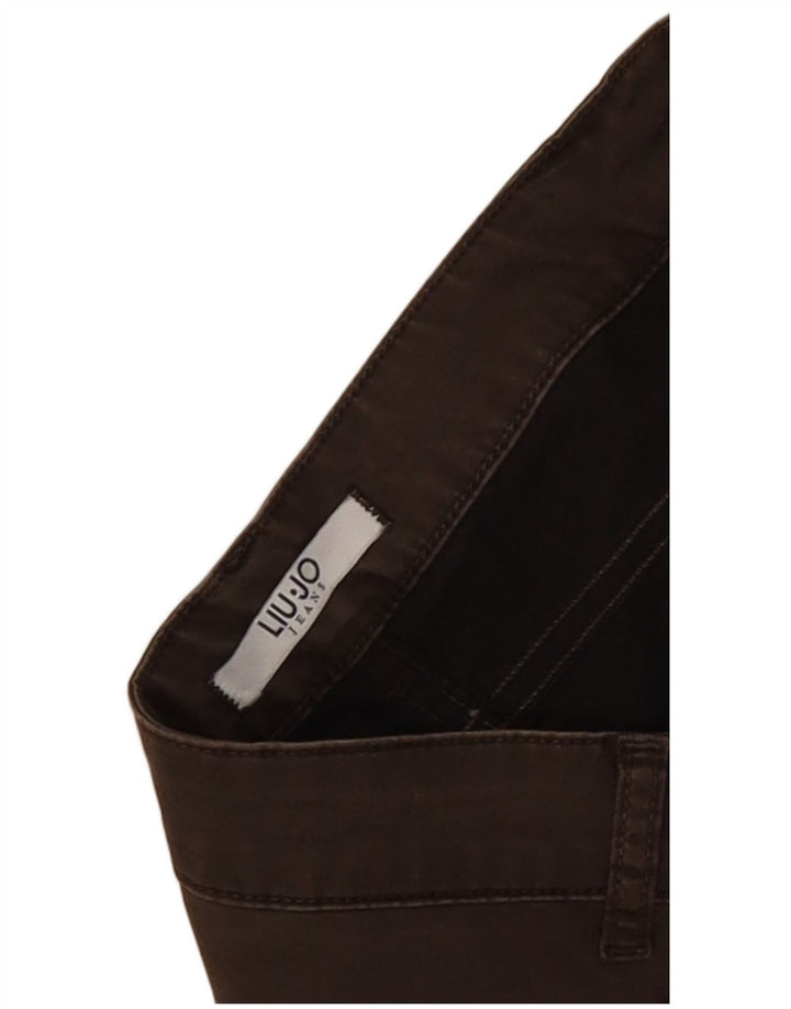 Liu Jo Womens Slim Casual Trousers W30 L30 Brown