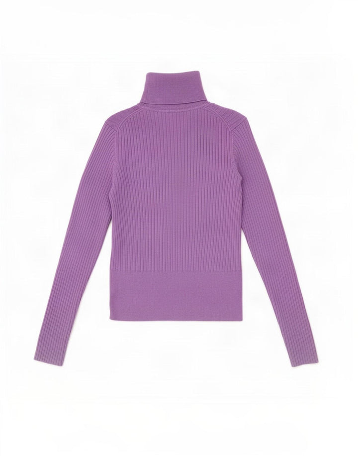 Zara Womens Crop Blouse Top UK 12 Medium Purple Viscose