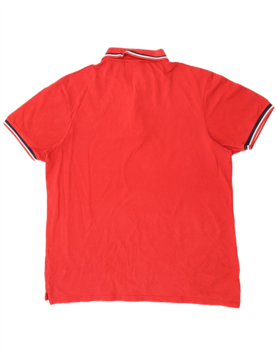 Fila Mens Polo Shirt 2XL Red Cotton