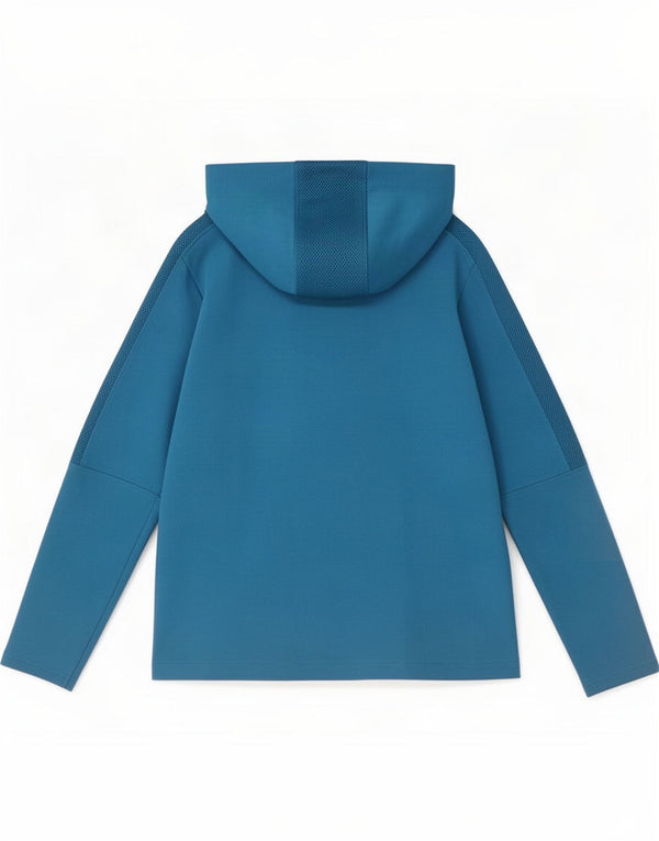 Arena Womens Zip Hoodie Sweater UK 12 Medium Blue