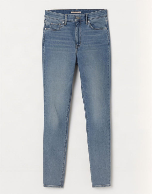 Levi's Womens 721 Low Waist Skinny Jeans W29 L30 Blue Cotton