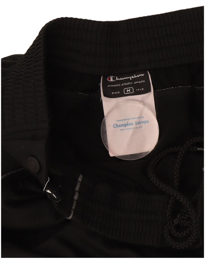 Champion Mens Tracksuit Trousers Medium  Black Polyester