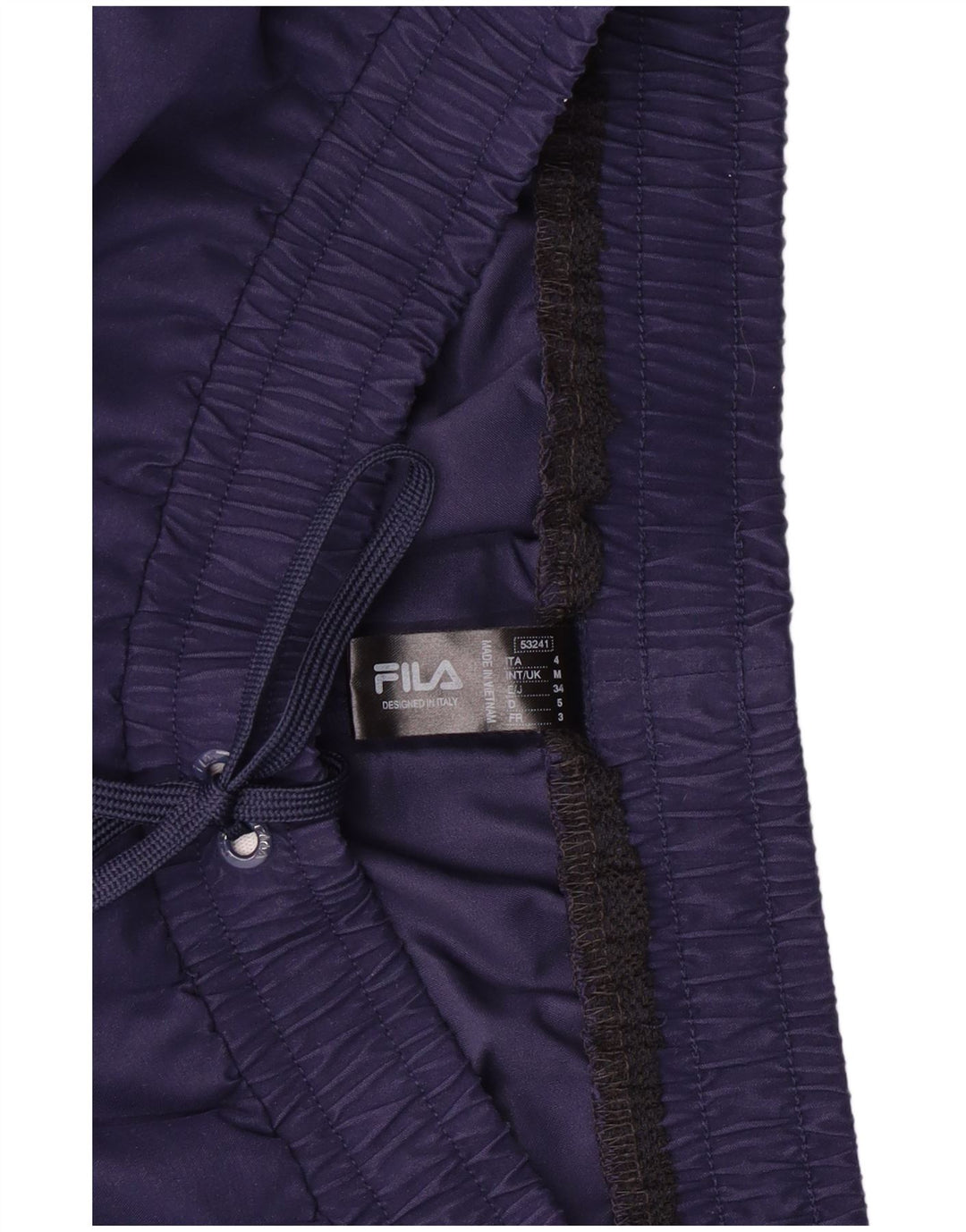 Fila Mens Swimming Shorts Medium Navy Blue Polyester