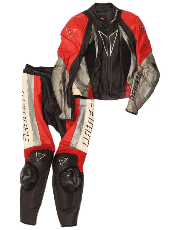 Dainese Mens Graphic 2 Piece Set Size 50 Small W34 L28 Black Biker