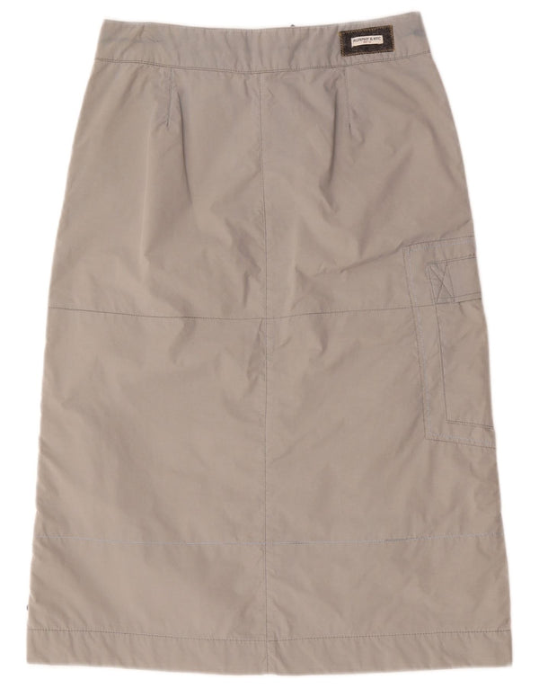 Murphy & Nye Womens High Waist Cargo Skirt W28 Medium Grey