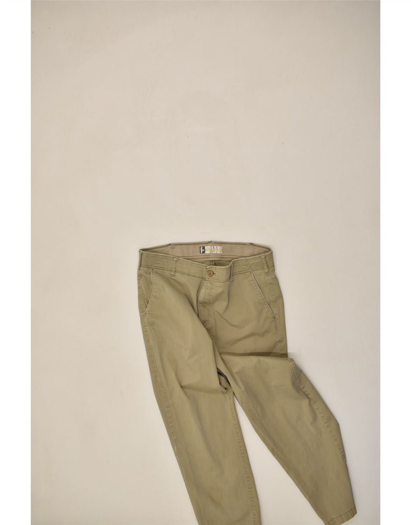 LEE Mens Straight Chino Trousers W38 L29 Khaki Cotton | Vintage Lee | Thrift | Second-Hand Lee | Used Clothing | Messina Hembry 