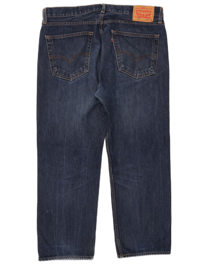 Levi's Mens Straight Jeans W36 L27 Blue Cotton