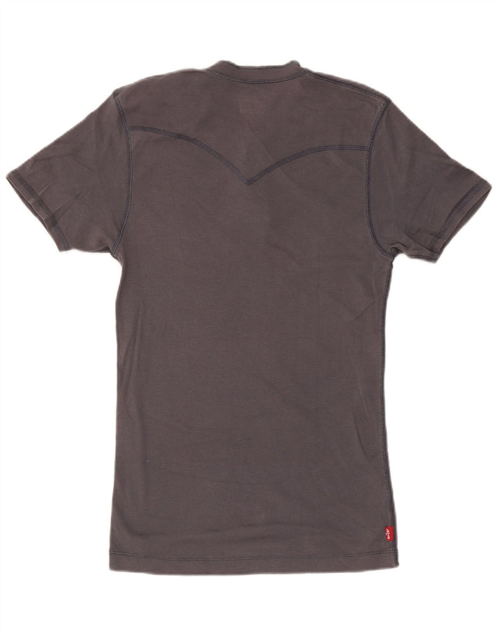 Levi's Mens T-Shirt Top Large Grey Cotton