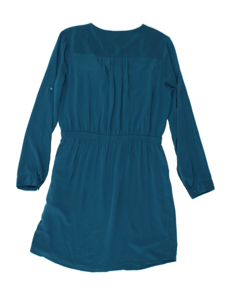MOSSIMO Womens Long Sleeve Basic Dress UK 16 Large Blue Polyester Vintage Mossimo and Second-Hand Mossimo from Messina Hembry 