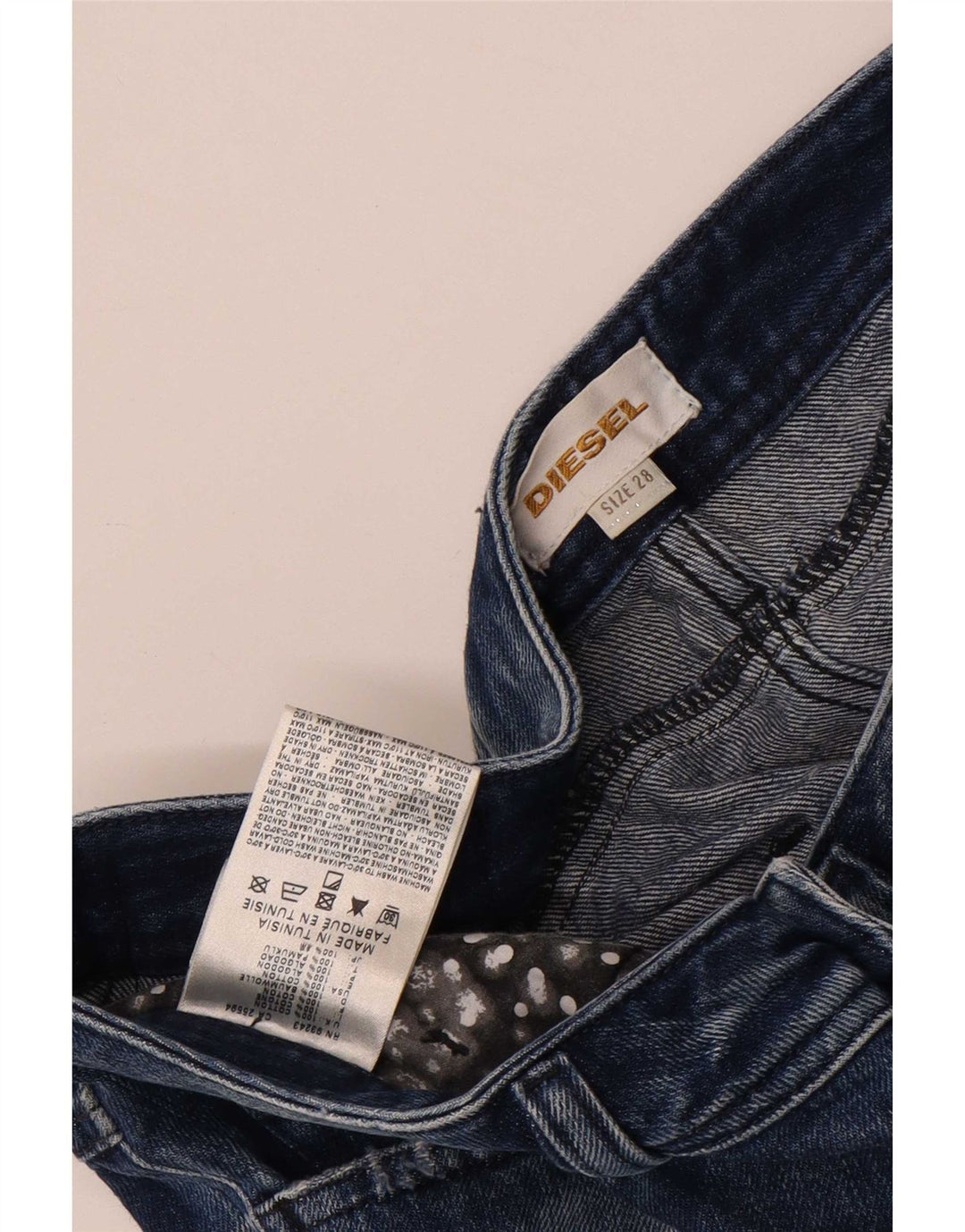 Diesel Womens Mini Denim Skirt W28 Medium Blue Cotton