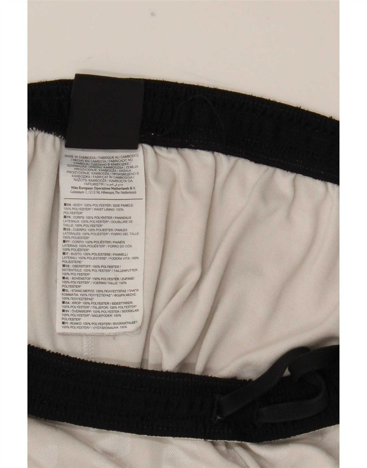Nike Mens Dri Fit Sport Shorts Large White Colourblock Polyester