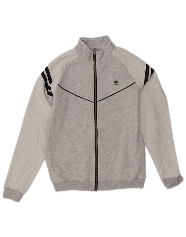 Timberland Girls Tracksuit Top Jacket 13-14 Years Small Grey Cotton