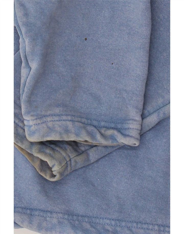 Weird Fish Mens Graphic Sweatshirt Jumper Small Blue Cotton