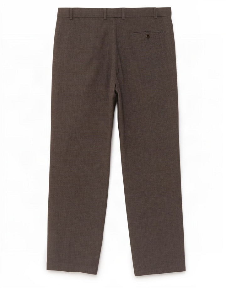 Marks & Spencer Mens Straight Suit Trousers W38 L27 Grey Polyester