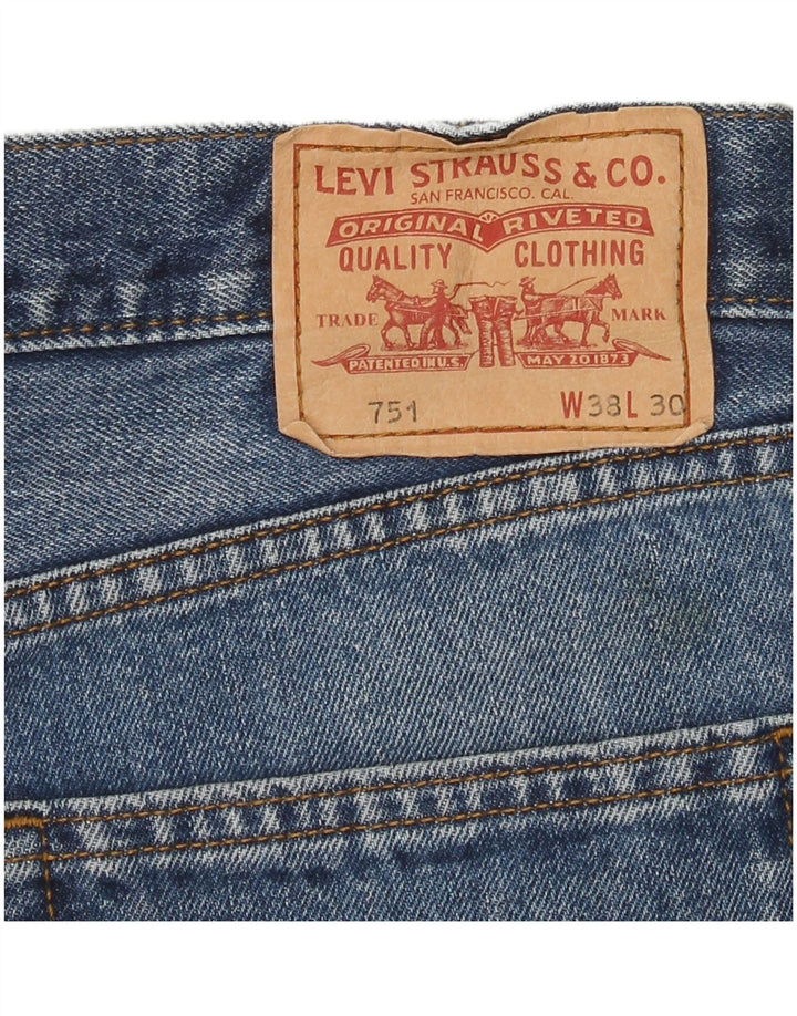 Levi's Mens 751 Straight Jeans W38 L30 Blue