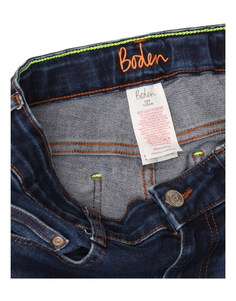 BODEN Girls Slim Jeans 11-12 Years W28 L28 Blue Cotton Vintage Boden and Second-Hand Boden from Messina Hembry 
