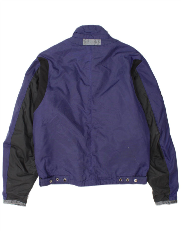 SPIDI Mens Racer Jacket UK 38 Medium Navy Blue Colourblock