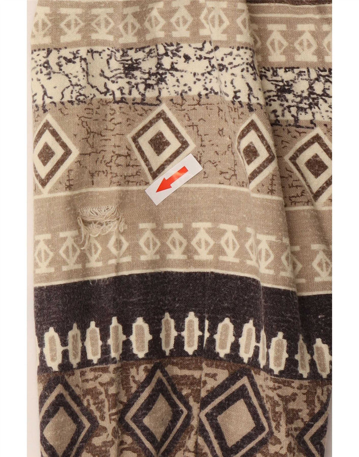Georgio Piacente Mens Shirt Large Beige Geometric