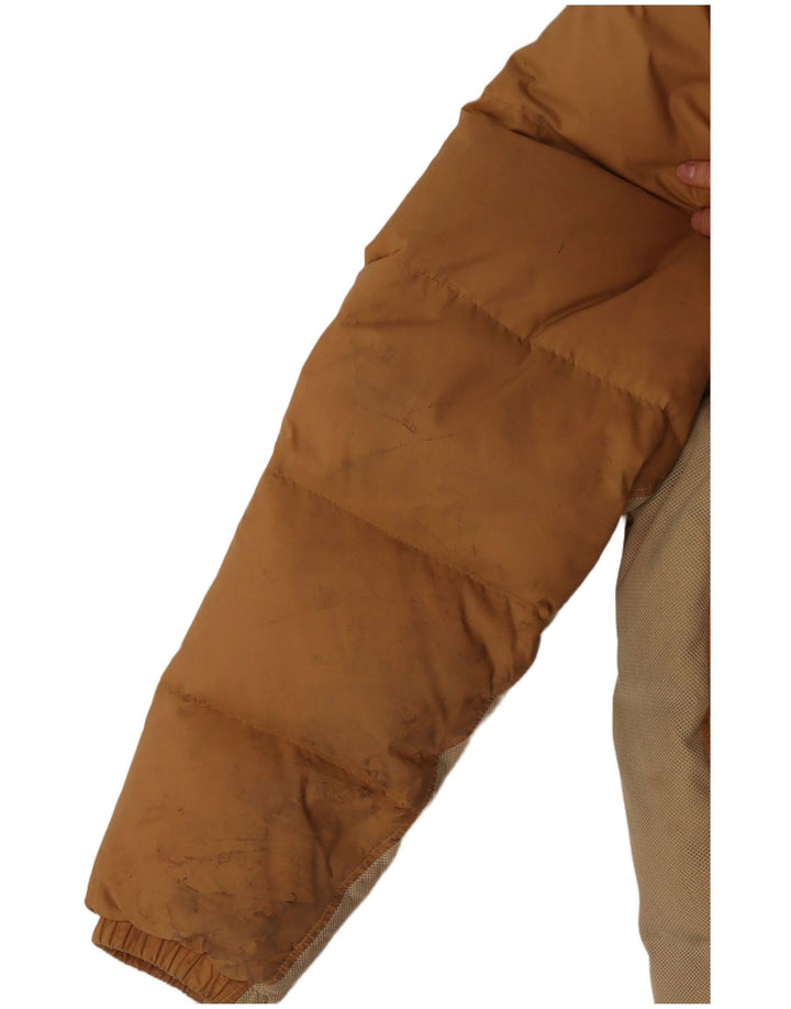 Timberland Mens Weathergear Oversized Padded Jacket UK 36 Small Yellow