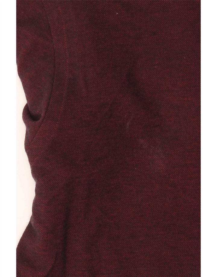 Zara Mens Slim Fit Shirt Small Maroon Cotton