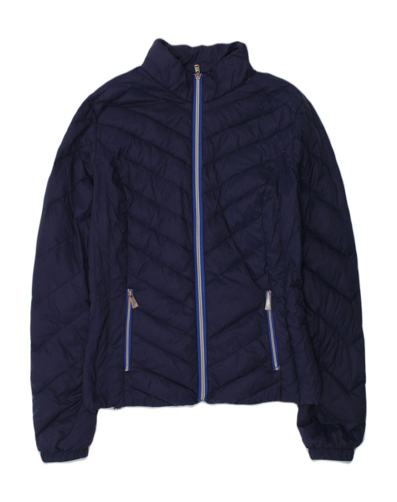 TRUSSARDI Girls Padded Jacket 14-15 Years Navy Blue Polyester | Vintage Trussardi | Thrift | Second-Hand Trussardi | Used Clothing | Messina Hembry 